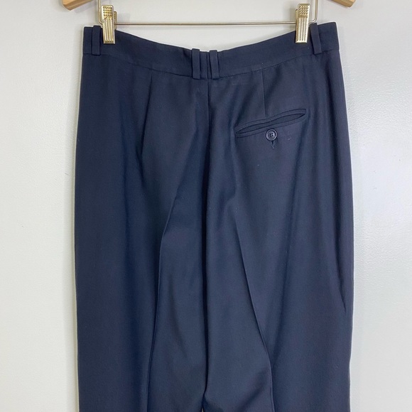 VINTAGE ALLEN AUSTIN BEVERLY HILLS WOOL CASHMERE WOMENS PLEATED DRESS PANTS - Picture 8 of 12